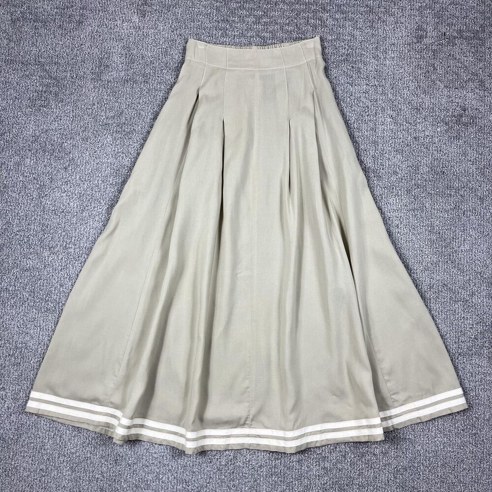 Vintage Outback Red Skirt Womens Small Italy 90s Academia Preppy Modest Prairie